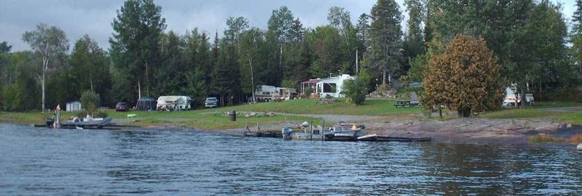 waterfront camping